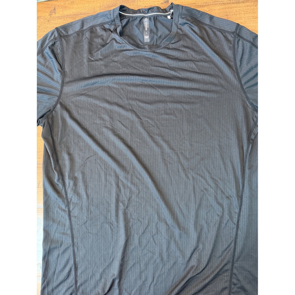 Ten Thousand Distance Shirt Mens Large Black Performance Running Training Tee